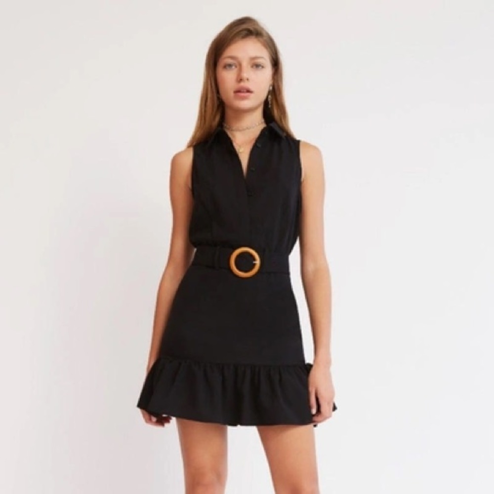 Finders Keepers mini black dress